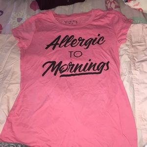 Pink graffic t